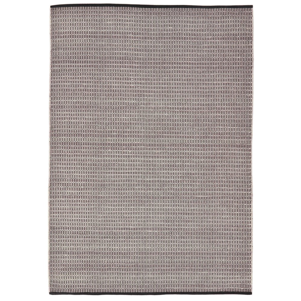 Bricks Modern Flatwoven Wool Rug in Pink Multi